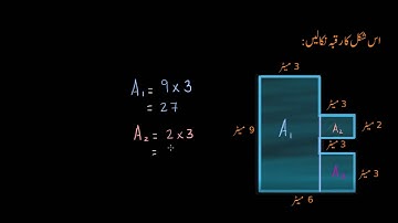 Decomposing shapes to find area   Add | Mensuration | Primary Math | KA Urdu