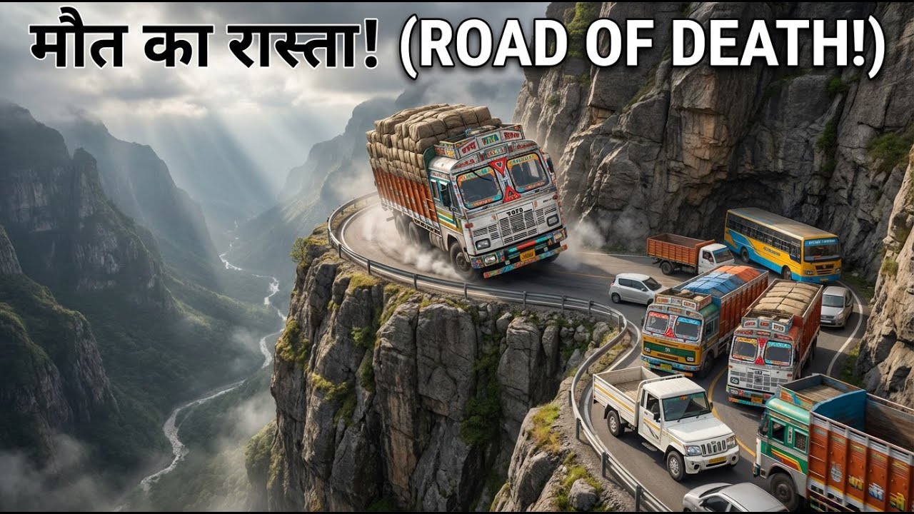 Zig Zag Death Road 🛑 | Indian Truck + Traffic Jam | ETS2 LIVE