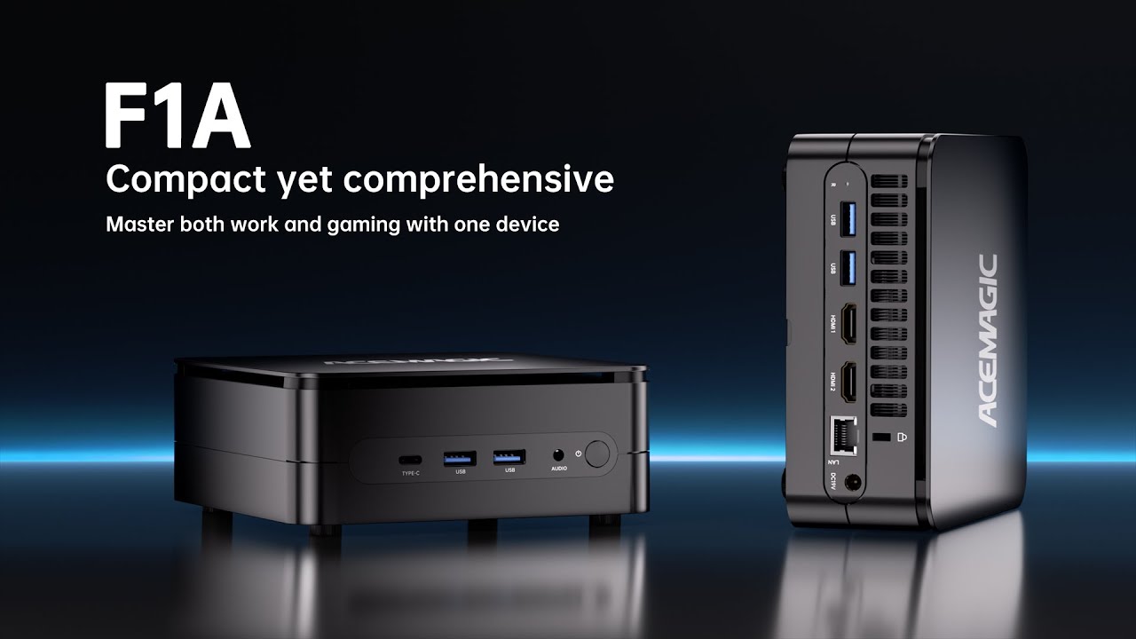 ᐉ| Міні-пк з ШІ Acemagic F1A / Intel Ultra 5 125H / RAM 32GB