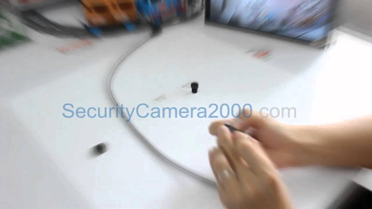 The Installation and Operation of 2.1mm and 2.8mm fixed lens for 1/3 inch CCTV Board Camera