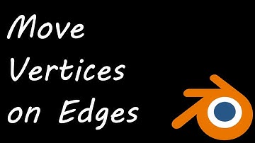 Move Vertices along Edges in Blender Fast