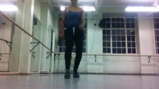 Polyrhythm: Accent 5s over 4-beat paddle-and-roll step 2