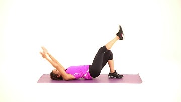 Marietta Mehanni presents Muscle conditioning exercise tip bridge with legs and arms