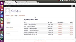 Browser session