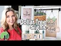 Dollar Tree DIY ⭐ Farmhouse Wall Art Signs