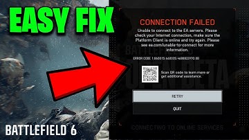 Battlefield 6 - Unable To Connect To EA Servers (EASY FIX)