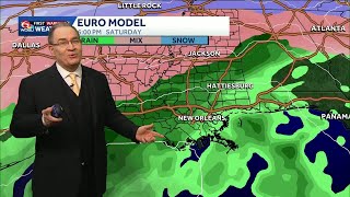 New Orleans continues to monitor ice risk from winter storm this weekend