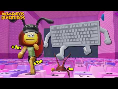 I ESCAPE THE ASMR KEYBOARD OBBY (funny moments) (roblox)