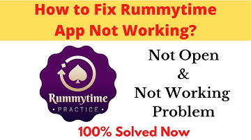 How to Fix Rummytime App Not Working Problem Android & Ios - Not Open Problem Solved | AllTechapple