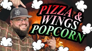 Pizza And Wings Popcorn Challenge Whos The Flavor King?