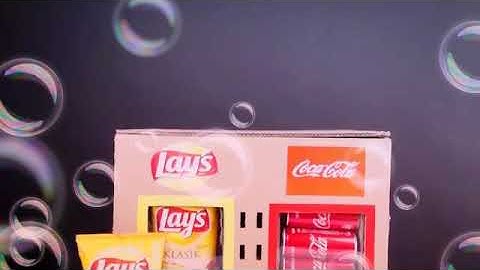 How to make lays chips and coca cola vending machin