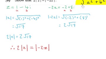LC OL Complex numbers exam question (2012 paper 1 Q3)