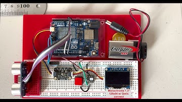 Lesson  #53 OLED Disply - HC-SR04 & Button