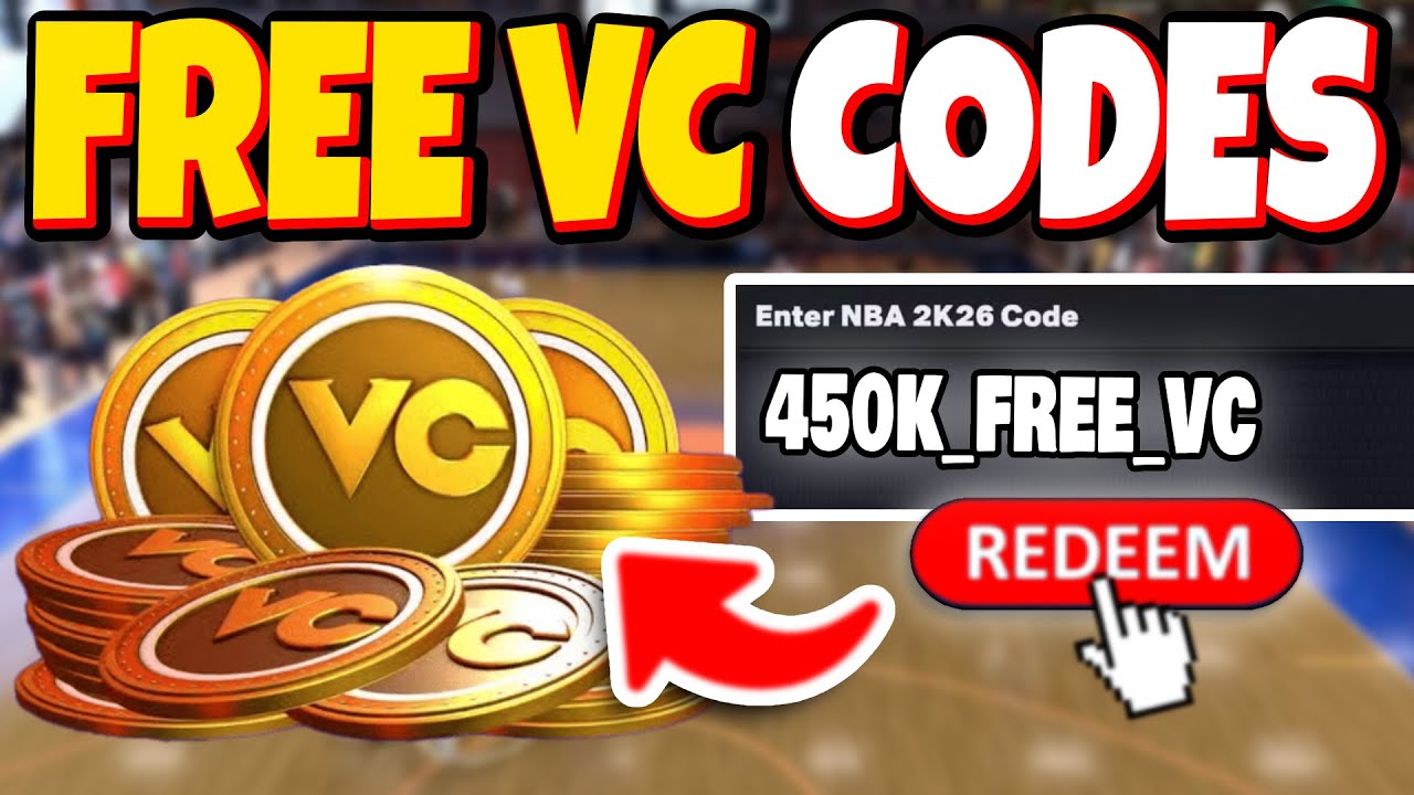 NBA 2K26 Locker Codes 2026 ✅ NEW VC Glitch 2K26 for 450K FREE VC FAST