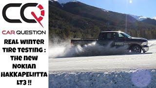 Real winter tire testing: Nokian HAKKAPELIITTA LT3 | Studded work truck tires!