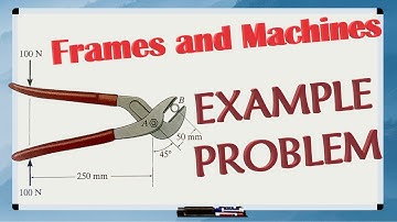 FRAMES AND MACHINES example problem with pliers
