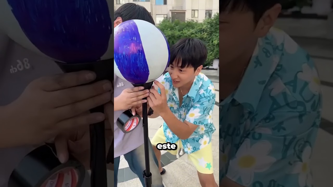 ¿Qué sucede si explotas un balón lleno de polvo?