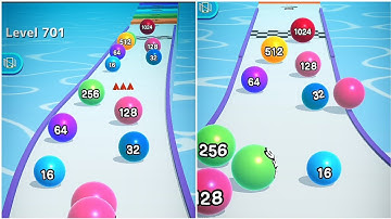 Ball Run 2048 🎱😷 - All Levels Gameplays  Android, iOS part 119