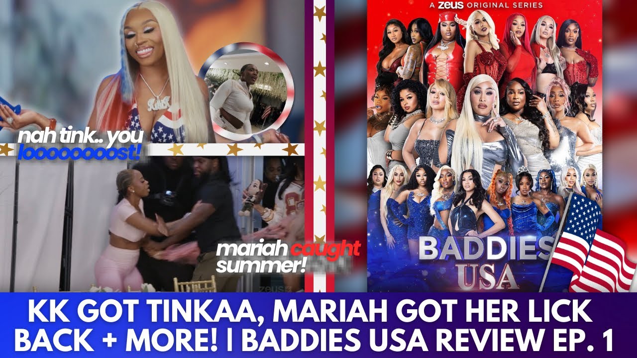 NATALIE RAN, MARIAH GOT SUMMER, KK VS TINK, AHNA HOPPED ON GRETCH’S BACK 😳 | BADDIES USA EP. 1 RECAP