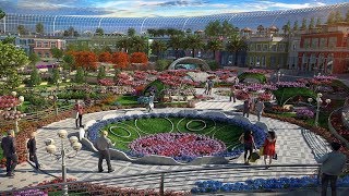 Dubai miracle garden 2016-2017 in the evening + butterfly garden,
dubailand, january 2016 2017 wonders gard...