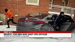 Cleveland police officer remains hospitalized after being shot in the line of duty