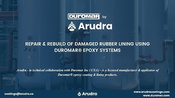 Repair & Rebuild of damaged Rubber Lining using Duromar® epoxy systems
