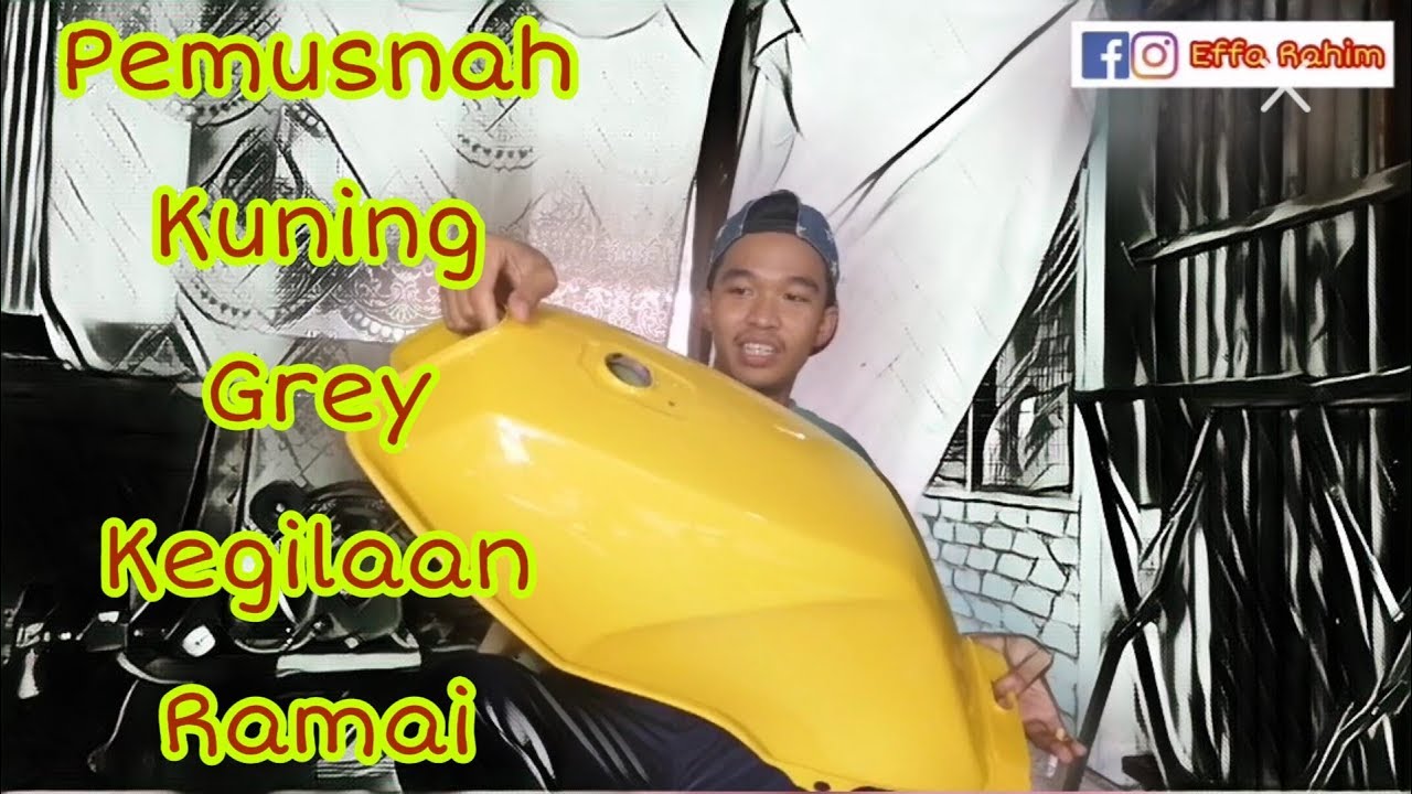 Pemusnah Kuning Grey Repaint Tank Rxz Hitam Putih Mili By Effa Rahim