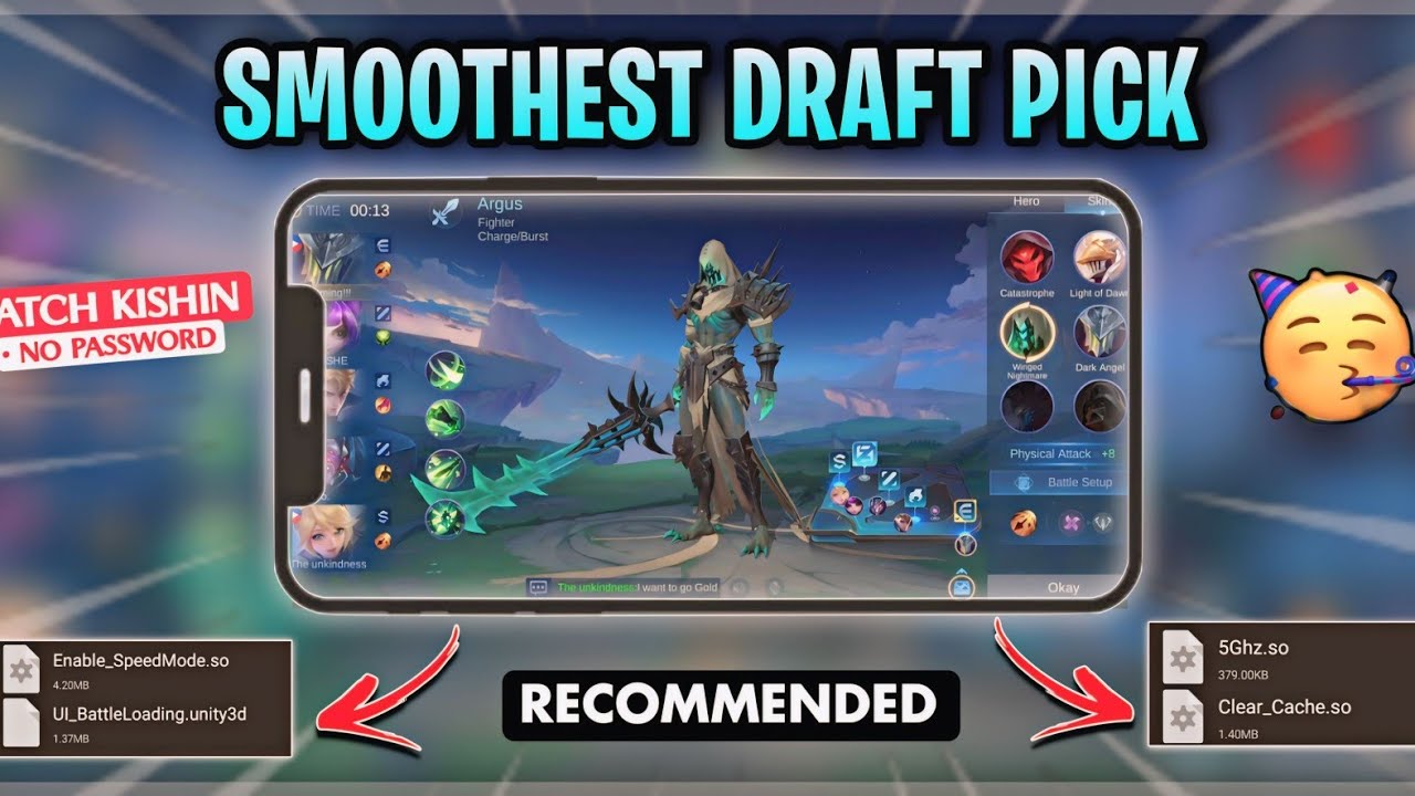 New! Config Ml Anti Lag Smooth Draft Pick No Delayed | Improved FPS In ...