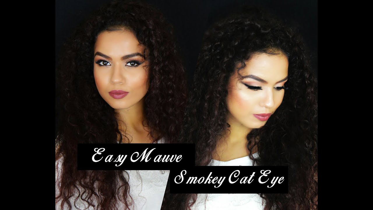 Easy Mauve Smokey Cat Eye ( Hooded Eyes & Monolids) ♡♡♡JAZZYBEAUTE