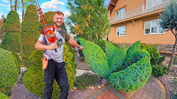 Turning a Simple Shrub Into a Lily — Unreal Topiary Art!