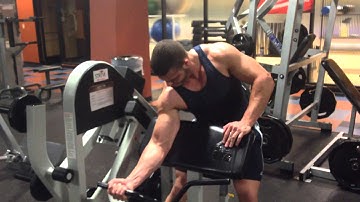 Preacher Curl Reverse Drop Set