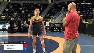 60 Kg Consolation Randon Miranda New York Athletic Club Vs Brady Koontz Tmwc Ohio Rtc