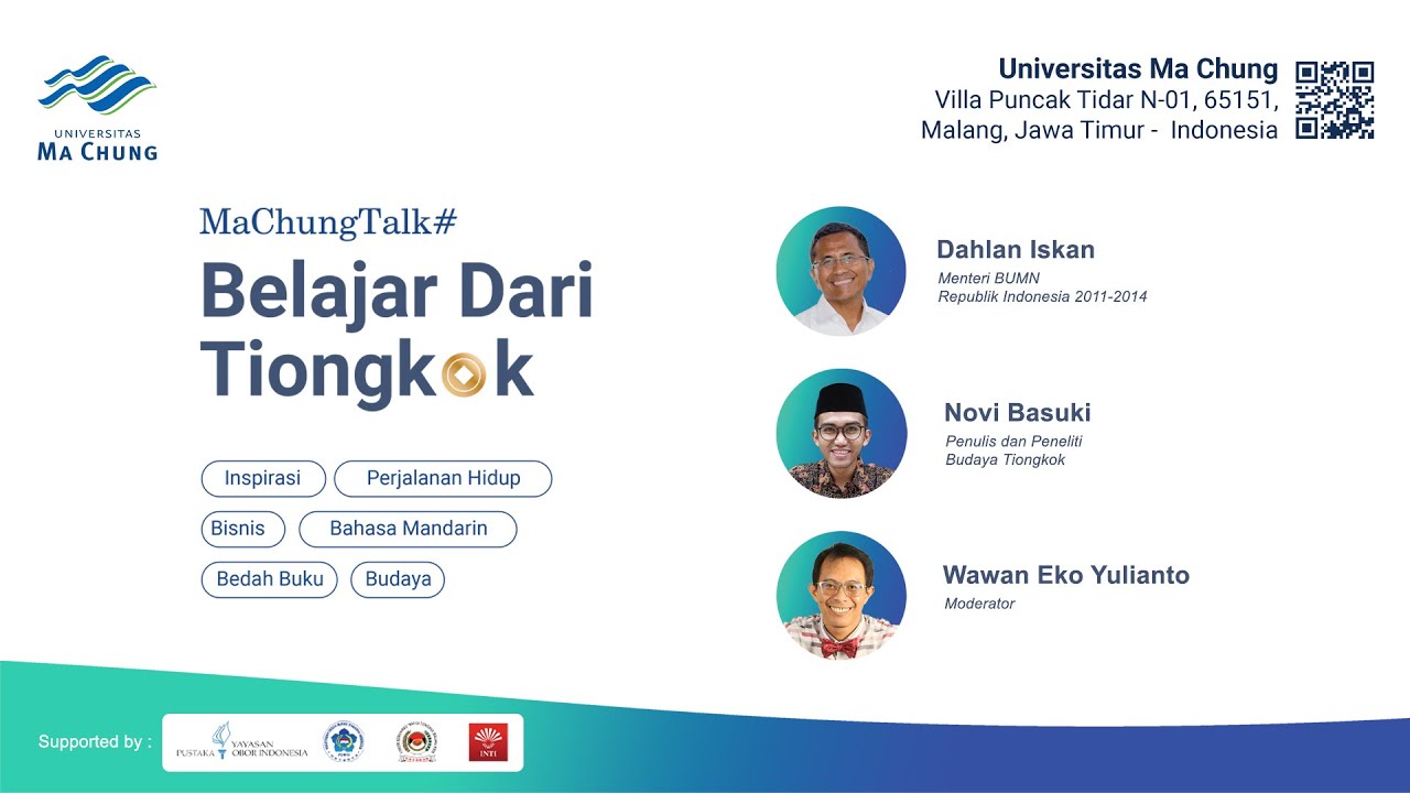 MachungTalk# - Belajar dari Tiongkok bersama Dahlan Iskan dan Novi Basuki