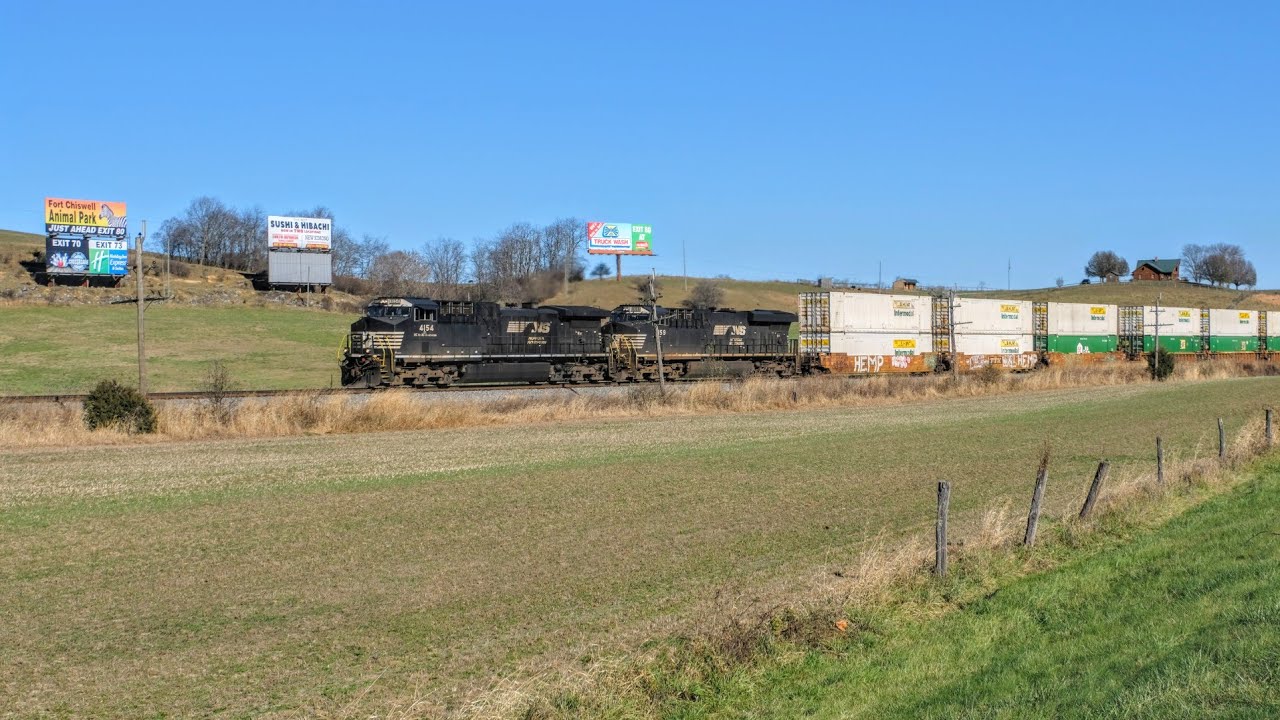 Norfolk Southern's Pulaski District between Bristol & Max Meadows, VA