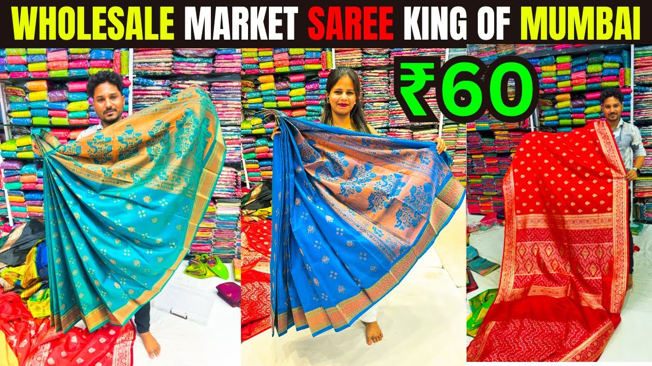 Kalyan Wholesale Saree Market | Mumbai Saree Market | Wholesale Market Kalyan