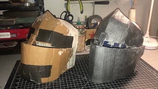 How to build a (PROPER) cardboard knight helmet How to build a (PROPER) cardboard knight helmet