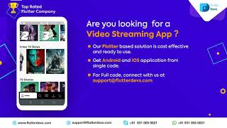 Flutter Video Streaming App