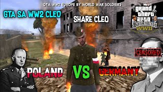 SHARE CLEO GTA SA WW2 GERMANY VS POLAND | Mod gta sa android ww2