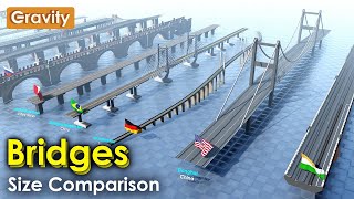Bridges Size Comparison | Bridge Length Comparison | Info Perspective