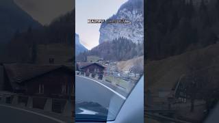 Driving through the beautiful Swiss Alps 🇨🇭🏔️
