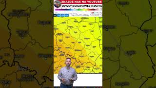 Pogoda na wtorek i noc #pogoda #polska #short #prognoza
