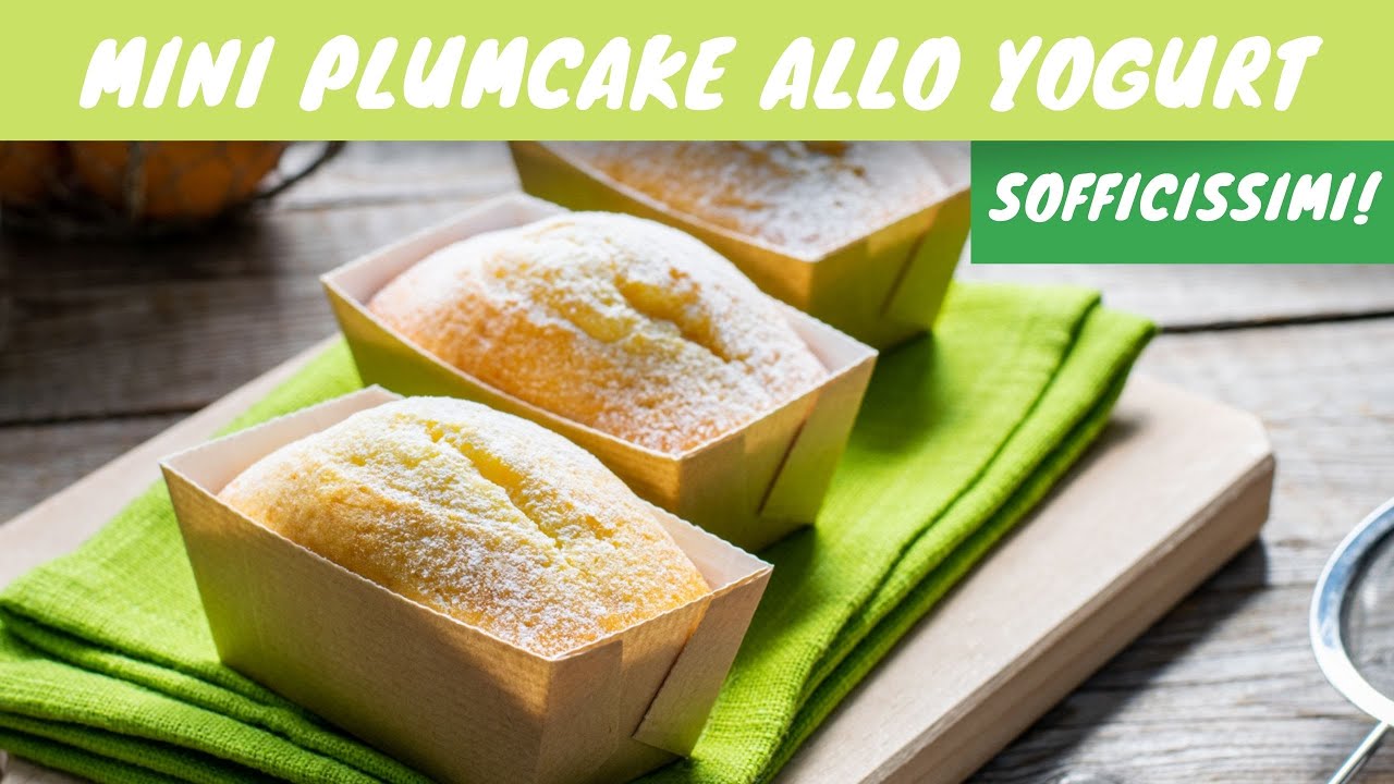 Mini plumcake allo yogurt - Lucake