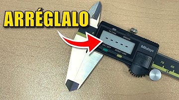 Cómo arreglar Líneas parpadeando en la Pantalla de un Calibre l Mitutoyo Líneas Parpadeantes