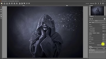 Disintegration Effect in AKVIS Explosion