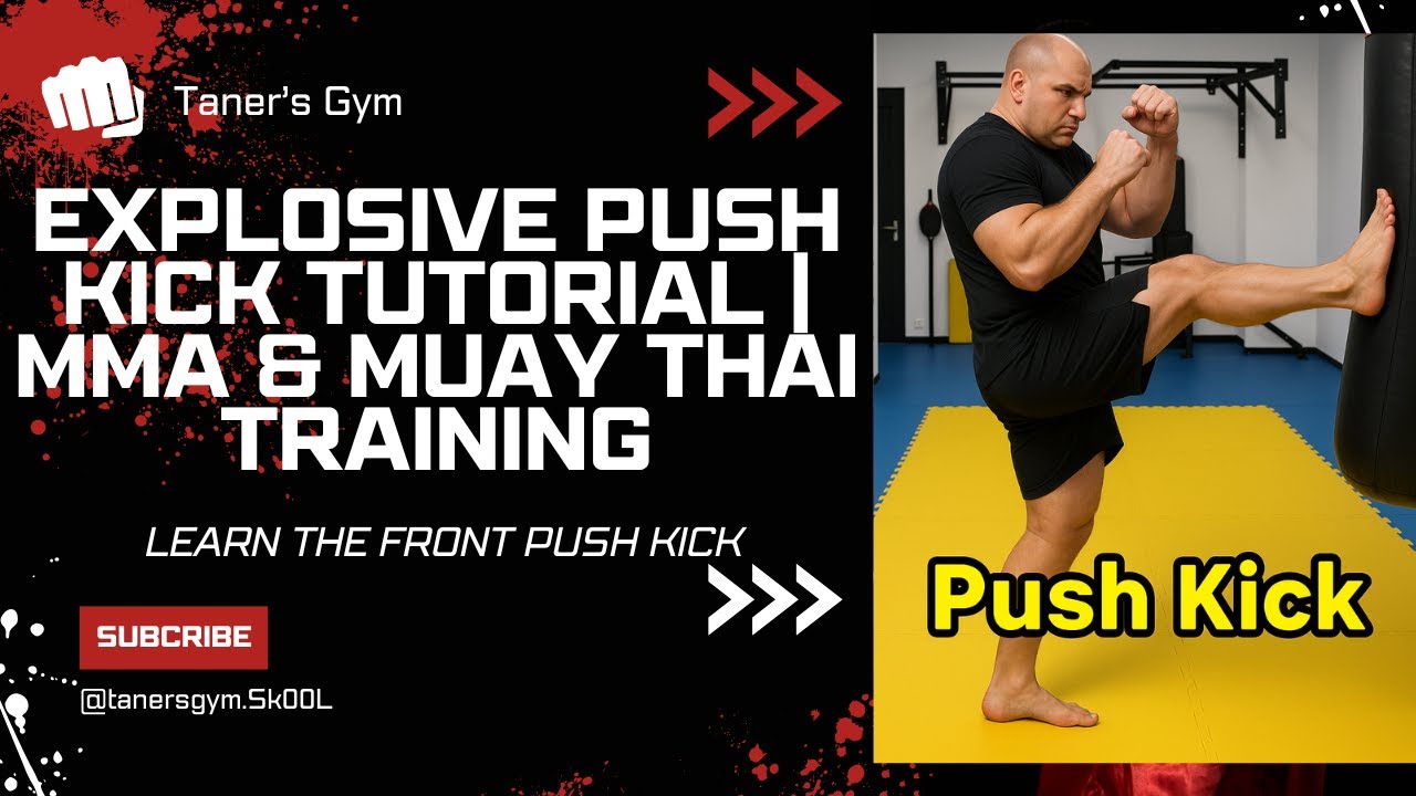 Muay Thai Teep Kick | Front Push Kick for Self-Defense & MMA Fighting 
