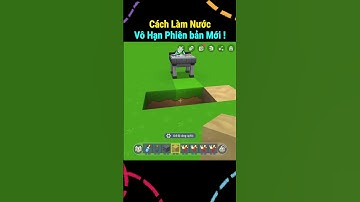 CÁCH LÀM NƯỚC VÔ HẠN PHIÊN BẢN MỚI TRONG !! #miniworld   #miniworldcreata  #shortvideo  #shors