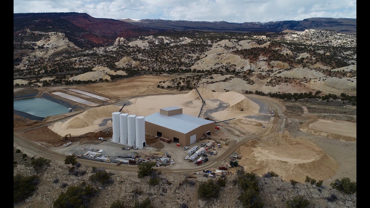 Uinta Frac Sand Mine in Vernal Utah, Uintah County - YouTube