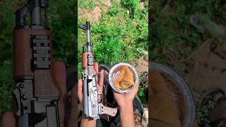 Samosa VS gun 🔫| #army #foji #youtubeshorts #indianarmy #trending #samosa