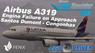 A319 on the World's Shortest Airliner Runway | Rio (SBRJ) to Sao Paulo (SBSP) | Real Airbus Pilot