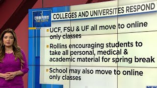 Florida universities move all classes online-for now